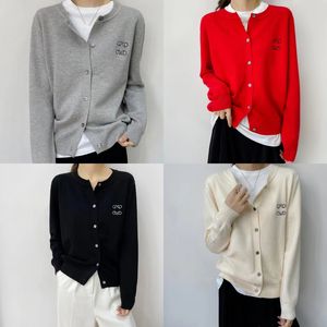 Cárdigan de lujo para mujer, abrigos tejidos de manga larga, suéter para mujer, chaquetas, Tops bordados Vintage, chaqueta de talla grande