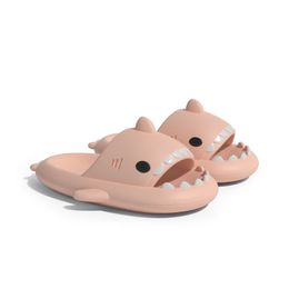 Sandalias de tiburones Diapositivas para mujeres zapatillas Men lindo novedad Cartoon Anti-Slip Open Toe Slide Summer Lightweight Sandales Lightgreen 36-45