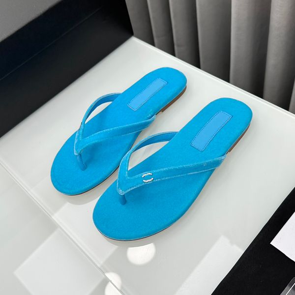 Luxury Women Canal Sandal Sandal Sandal Designer Flip Flip Fashion Fashion Beach Slippers Velvet Sandals Sandals Bandeau Damas de moda Zapatos de moda