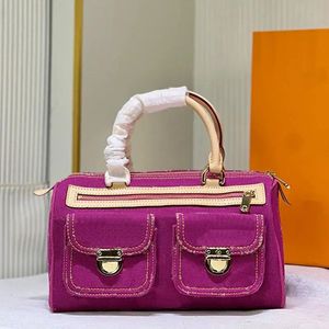 Luxury Women Classic Purse S Fashion Handbags Hower-Bounter Designer Close Old Flower Lettres vintage Designer Real Leather Sac Zipper Tra Uqoj