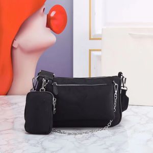 Luxe Femmes Cross Bag Sac à bandoulière Messenger sac hobo sac à main en nylon Fashion Wallet Sacs à bandoulière Designer sacs à main Porte-monnaie 3-en-un