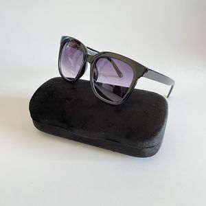 Luxe dames designer vierkante zonnebril zomerstijl frame topkwaliteit UV-bescherming lens merk bril met etui