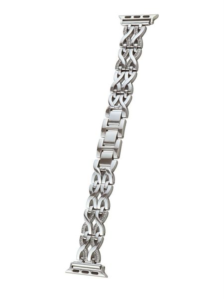Bracelet de bracelet en diamant de luxe Sangle métal