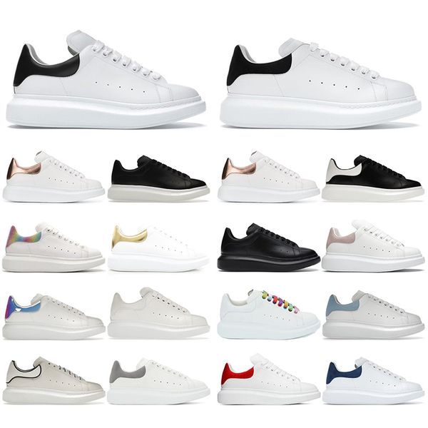 alexandermcqueens alexandra mcqueen mc queen alexander mcqueens Womens Mens Dress Shoes black White Blue Red Velvet Grey Shock Pink 【code ：L】Luxury Designer Sneakers Trainers