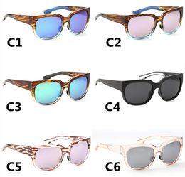Femmes de luxe Polarise Sunglasses surf sur des verres sportifs Protection UV Cadres colorés Fishing Eyewear1651213