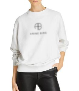 Sweat-shirt à capuche de luxe pour femmes, style français, imprimé classique, pull design, ample, automne-hiver