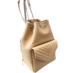 Sac à dos de luxe pour femmes, design design, sac en peau de mouton, cartable à chaîne pour femmes