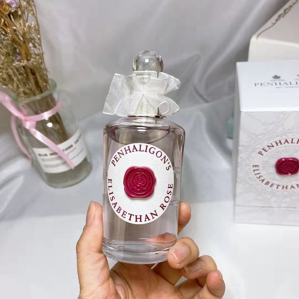 Perfume de lujo para mujer Botellas de vidrio White Rose 100 ml Body Spray EDP Fragancia al por mayor Entrega rápida