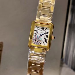 Luxe dames quartz horloge V3 Factory 316L stalen versie Medium 27MMX34MM Medium 27MMX34MM blauwe wijzers Romeinse wijzerplaat Designer horloges Sporthorloges