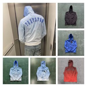 Trapstar Windbreaker veste designer veste hommes vestes femme imperméable broderie zippo capo à manches longues à sweat à sweat à sweat trapstar tabot