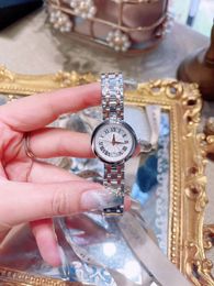 Luxe dameshorloge quartz uurwerk 904 roestvrij stalen horlogeketting Diameter wijzerplaat 26 mm