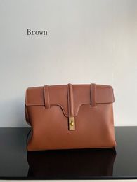 Sacs à bandoulière de luxe pour femmes Europian en cuir véritable souple à longue sangle sacs de voyage de grand volume sacs polyvalents d'affaires ou décontractés