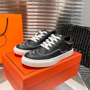 Mujeres de lujo estrella bordada plataforma zapato carta diseñador moda para mujer pequeños zapatos blancos diario casual cómodo cuero genuino zapatillas de deporte versátiles