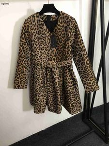 Luxury Women Sfferse Dress Marca de ropa para mujeres Diseñador de ropa Ladies Summer SEXY FALLA Fashion Leopard Giri Vestidos Nuevos llegadas 25 Dic 25 de diciembre