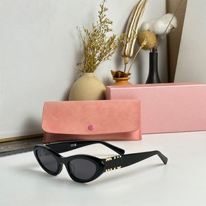 Luxe Cat Eye-zonnebril voor dames Designer Hoge kwaliteit Anti-UV400-zonnebril Mode Pilotenbril Meerkleurig Optionele riemafdekking SMU 09YS