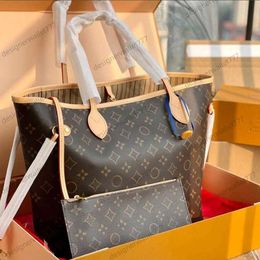 Borsa da donna di lusso Neverfull PM mm gm tote bag Louiseits borsa da donna a tracolla con tracolla Borse viutonits borsa in pelle di tela borsa con cerniera di alta qualità