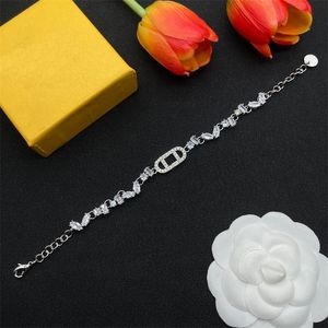 Luxe dames diamanten kettingontwerper sieraden set kristallen kettingen zilveren bruiloftsfeestarmbandsets