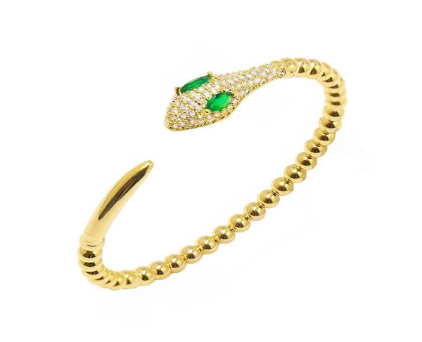 Joyería de lujo para mujer pulsera de serpiente de oro brazalete de amor de plata galvanoplastia de cobre fiesta de compromiso regalo de mujer brazalete love6367960