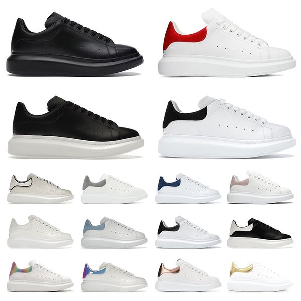 alexandermcqueens alexandra mcqueen mc queen alexander mcqueens Womens Mens Dress Shoes black White Blue Red Velvet Grey Shock Pink 【code ：L】Luxury Designer Sneakers Trainers