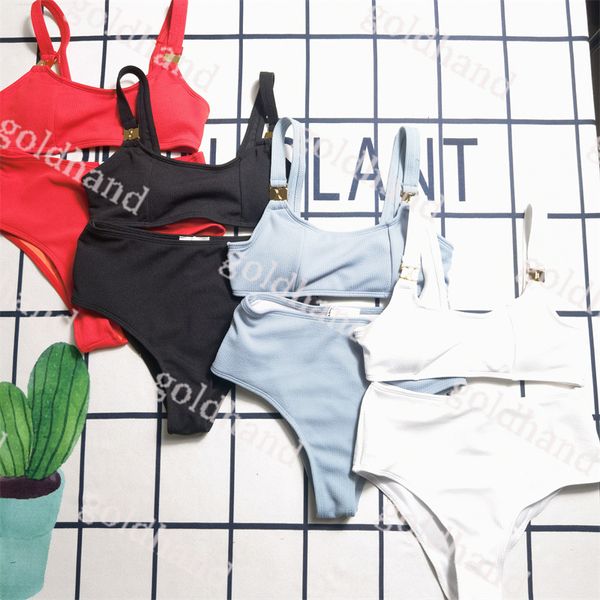 Bras de sous-vêtements pour femmes de luxe sets de shorts sexy de la marque Simment de maillots de bain Summer Beach Bassuit
