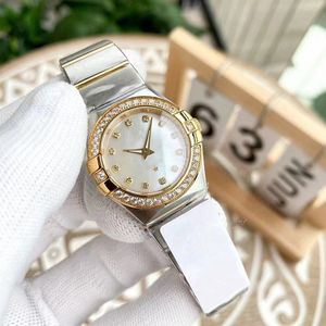 Luxe Dameshorloge Designer Diamond Watch 28MM Quartz Horloge 904L Roestvrij Staal Mode Horloge Dames Montre De Luxe