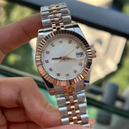 Reloj de lujo para mujer Relojes de diseño Moda de alta calidad 31 mm Mecánico SS 2813 Movimiento automático Reloj de diamantes AAA para mujer Montre