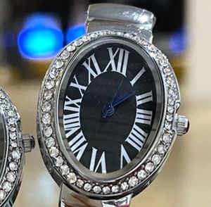 Luxe dames bekijk nieuwe tankreeks hoogwaardige automatische machines horloges lederen kwarts Montres Lady polshorloges waterbestendig horloge