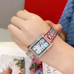 Relojes de lujo para mujer Designer 2022 All-match Fashion Ladies Watch Diamond Rectangular Cuarzo Impermeable para mujer Watch Strip Nail Tide Alta calidad g fdh