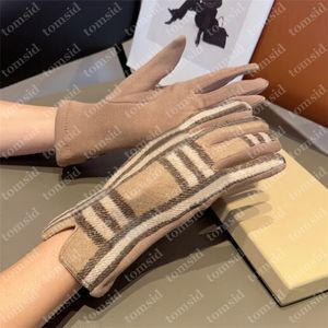 Gants de luxe en laine pour femmes, gants d'hiver doux, classiques à carreaux, doigts chauds en cachemire, 6 couleurs Tomsid