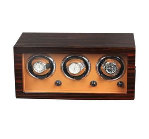 Version améliorée en bois de luxe 30 Montres mécaniques Winder Automatic Watcher Winder Multifonction 5 Modes MONTRE Affichage Box2774716