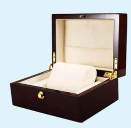 Luxe pols horloge doos handgemaakte houten kast sieraden cadeau -doos opslagcontainer professionele houder organisator horloges display4563620