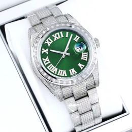 Luxe pols horloges Classic Diamond Watch Mens Watch Automatisch mechanisch polshorloge 41 mm Sapphire waterdichte Dign Dign Diamond-Trap Montre de gratis transport