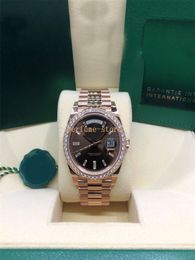 Reloj de pulsera de lujo Automático para hombre Day-Date 40 Rose Gold 2023 Watch 40mm 228345RBR