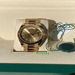 Reloj de pulsera de lujo A ESTRENAR en caja President Day-Date 40 mm Oyster oro amarillo de 18 quilates