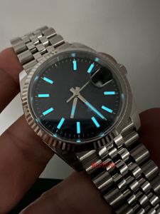 Montre-bracelet de luxe BRAND NEW Montres automatiques pour hommes Datejust 41mm 126234 18K Cannelé Motif Bleu Cadran Jubilee Bracelet
