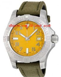 Luxe horloge Mode Seawolf Yellow Dial Men's Horloge A1733110-I519GCVT 45mm Automatisch Herenhorloge