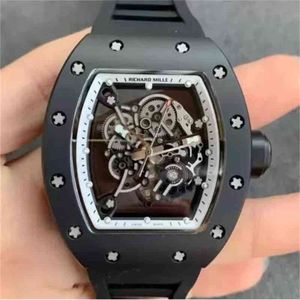 Luxe polshorloge Richa Milles Zun Watch Mechanische dames RM010 Skull RM030 Heren Tourbillon