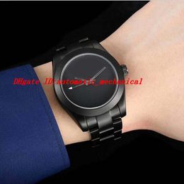 Luxe horloge Topkwaliteit nieuwe heren roestvrijstalen armband 40 mm PVD blanco wijzerplaat Automatisch mechanisch horloge Herenhorloges