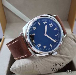 Luxe polshorloge waterdichte horloges Designer Watch 47mm Mechanische heren Black Dial Movement Watch voor mannen Weng