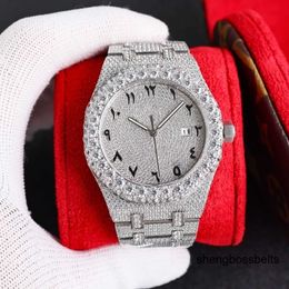 Роскошные наручные часы Часы Mosang с камнем и бриллиантами, изготовленные по индивидуальному заказу, могут превзойти мужские водонепроницаемые часы с автоматическим механическим механизмом SHIB5