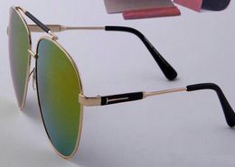 Luxurybrand ontwerper groene lens zonnebril klassieke piloot zonnebril goud frame voor mannen dames bril UV400 62 mm lens komen doos naar 4488533