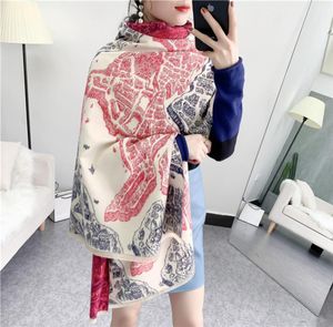 Luxurybrand of Top Class Design Automne Famme Designer Scarf Ladies Fashion Letter Luxury Cashmere Swarf Châle de haute qualité6196494