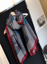 LuxuryFashion merk lente en herfst women039s reizen zonnebrandcrème sjaal top designer luxe sjaal hoge kwaliteit 90180cm9423514