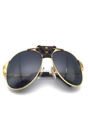 Luxuryretro Pilot Sunglasses Men Carter bril Santos Shades Women Mode bril Zonnebrillen Retro -bril Kerstmis 5547312078