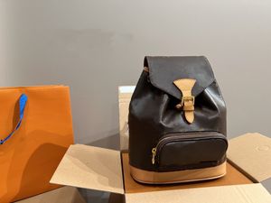 Mochila de diseñador de lujo Hombres para mujer Montsouris Mochilas Mochila de cuero genuino Mochila Estilo Monedero Carteras Lady Bolsa de viaje Deporte Paquetes de pañales al aire libre