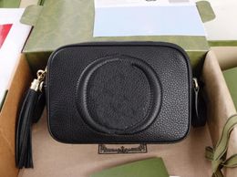 Bolsa de diseñador Marmont Soho Mujeres Hardware de lujo de alta calidad Messen Messenger Messo Práctico cuero exquisito bolsos de cámara cruzados hechos a mano letras dobles