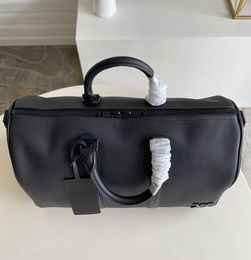Sacs de créateurs de luxe grande capacité sac en cuir véritable sac à main de voyage pour femme Boston portable en cuir bord souple sui228M