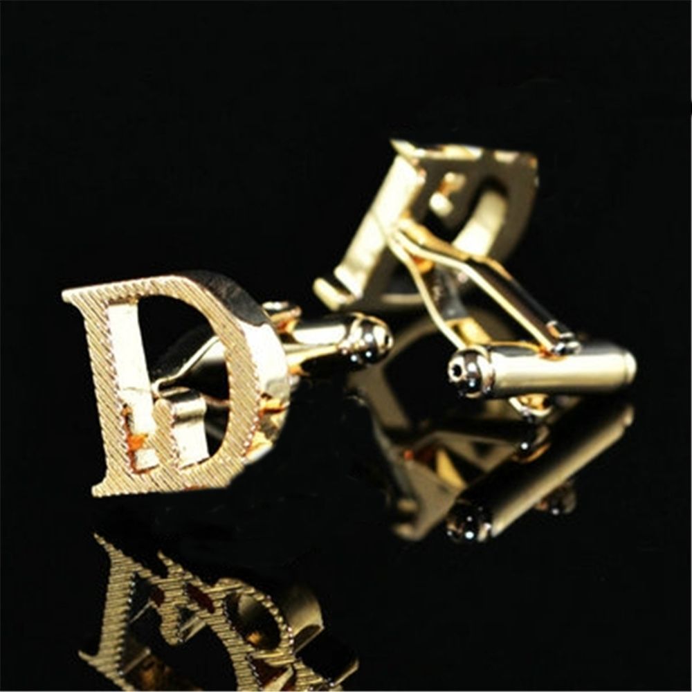 Luxurys Designer Brand Cuff Link High Quality Fashion Jewelry Men Men Men Classic Letter