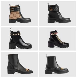 2023 Luxe Designer Merk Hakken Laarzen Enkellaars Hoge Hak Herfst Winter Korte Platform Feestjurk Pumps Puntige Teen Naaldhakkenlaarsjes Anti Slip Dragen Klinknagel Laarzen