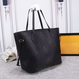 Luxurys diseñador bolso bolso bolsos de moda clásica mujer de mensajero bolsos de hombro dama bolsos de 35 cm con hombros negros